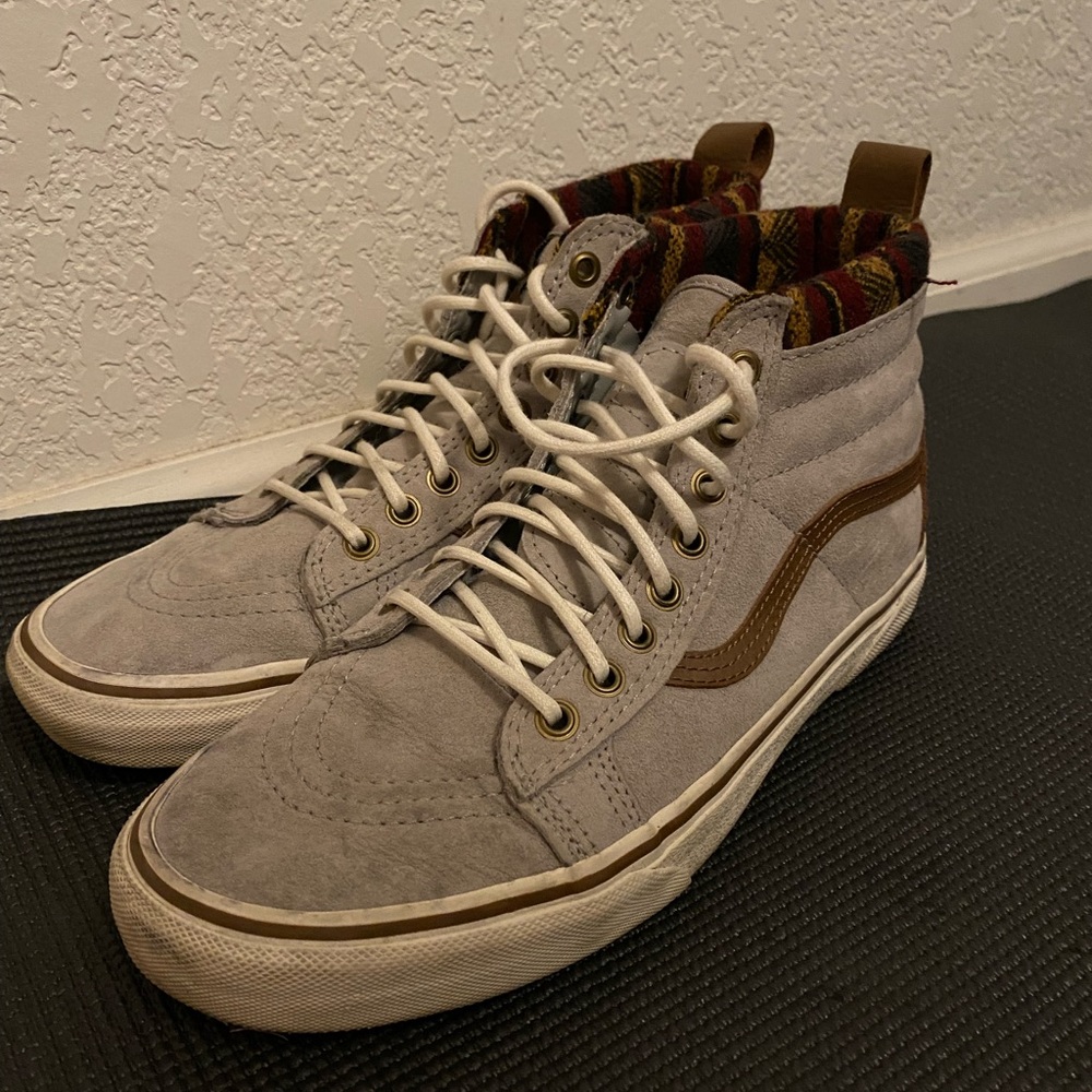 Light Grey Aztec MTE Vans